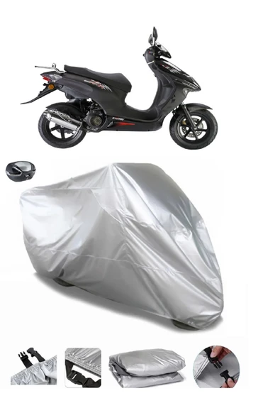 Keeway ARN 150 Su  Geçirmez Motosiket Brandası Arka Çanta Uyumlu ürün görseli 1