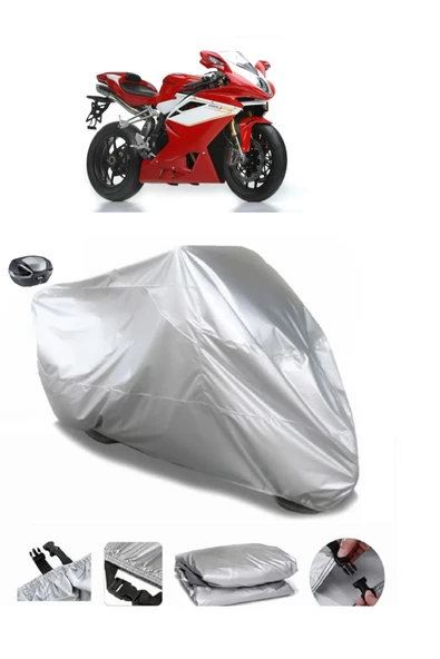 MV Agusta F4R Su  Geçirmez Motosiket Brandası Arka Çanta Uyumlu ürün görseli 1