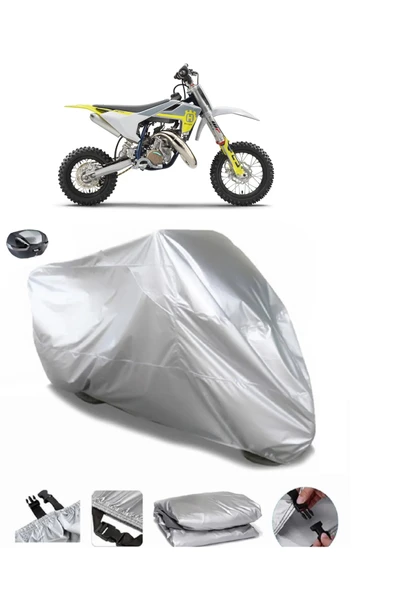 Husqvarna TC 50 Su  Geçirmez Motosiket Brandası Arka Çanta Uyumlu ürün görseli 1
