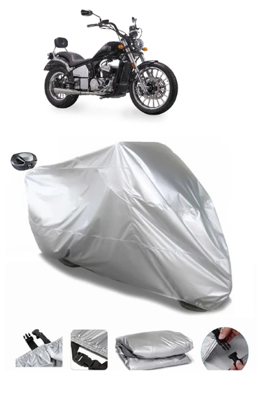 Regal Raptor Daytona 125 Su  Geçirmez Motosiket Brandası Arka Çanta Uyumlu ürün görseli 1