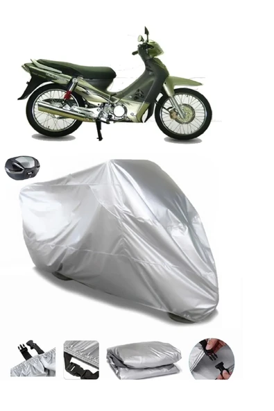 Modenas KIRISS 125Su  Geçirmez Motosiket Brandası Arka Çanta Uyumlu ürün görseli 1
