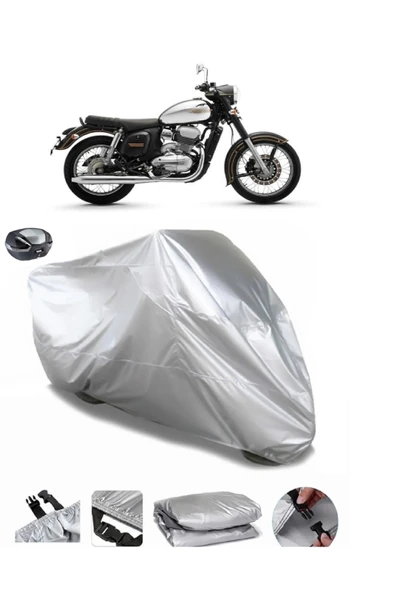 Jawa 300 CL Su  Geçirmez Motosiket Brandası Arka Çanta Uyumlu ürün görseli 1