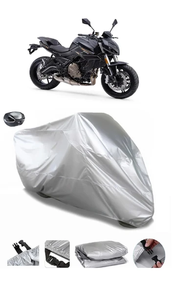 QJ SRK 700 Su  Geçirmez Motosiket Brandası Arka Çanta Uyumlu ürün görseli 1