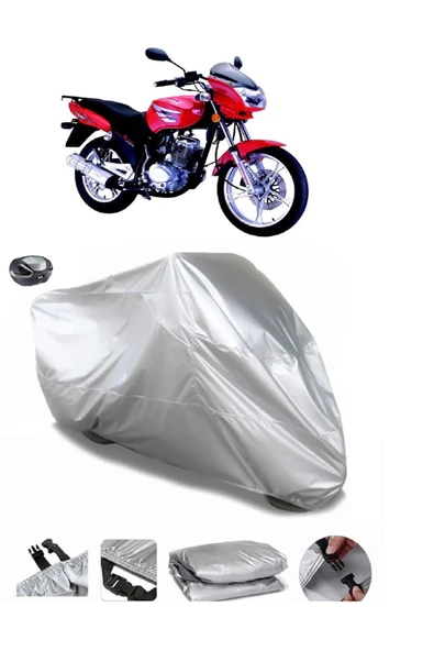 Lifan LF150-9J Su  Geçirmez Motosiket Brandası Arka Çanta Uyumlu ürün görseli 1