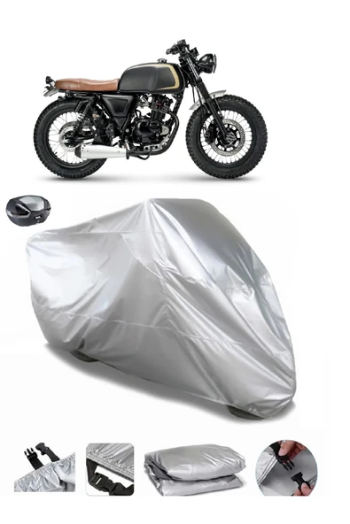 Mutt Akita 250 Su  Geçirmez Motosiket Brandası Arka Çanta Uyumlu ürün görseli 1