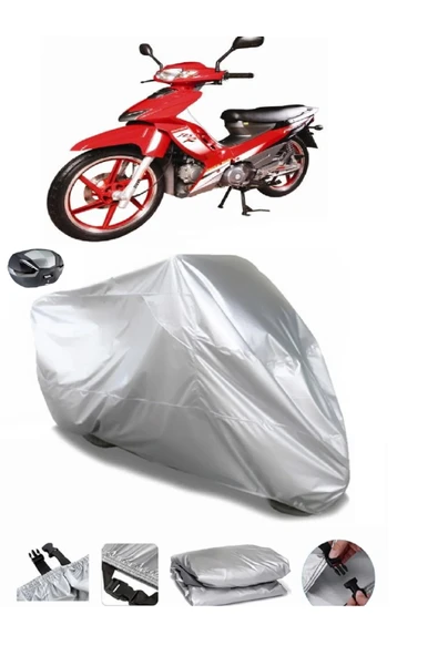 Modenas MODESA 100Su  Geçirmez Motosiket Brandası Arka Çanta Uyumlu ürün görseli 1