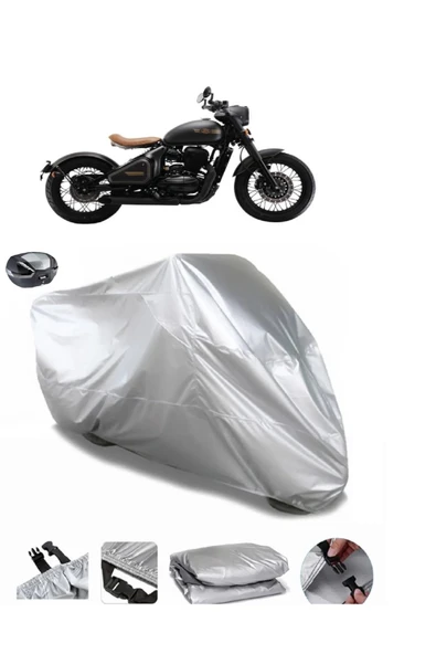 Jawa Perak Su  Geçirmez Motosiket Brandası Arka Çanta Uyumlu ürün görseli 1