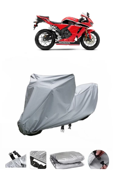 Honda CBR 600 RR  Gri Motosiklet Brandası ARKA ÇANTA UYUMLU DEĞİLDİR ürün görseli 1