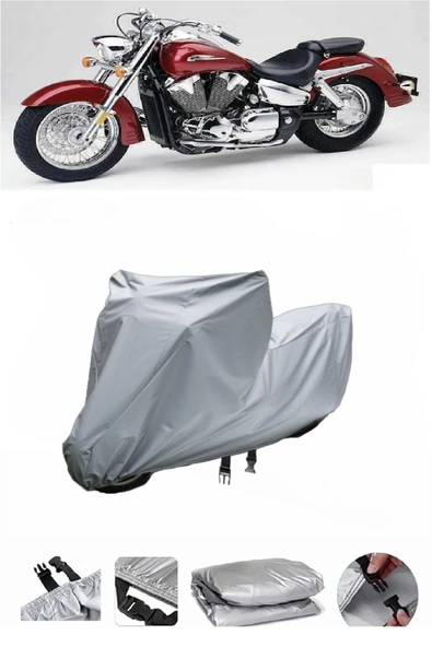 Honda VTX 1300 S  Gri Motosiklet Brandası ARKA ÇANTA UYUMLU DEĞİLDİR ürün görseli 1