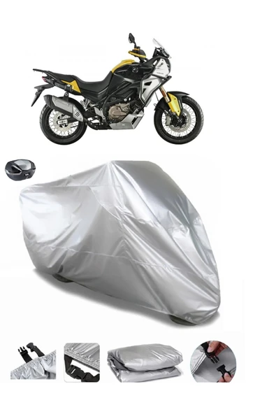 QJ SVT 650X Su  Geçirmez Motosiket Brandası Arka Çanta Uyumlu ürün görseli 1
