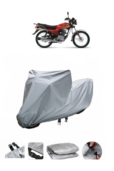 Honda CGL 125  Gri Motosiklet Brandası ARKA ÇANTA UYUMLU DEĞİLDİR ürün görseli 1