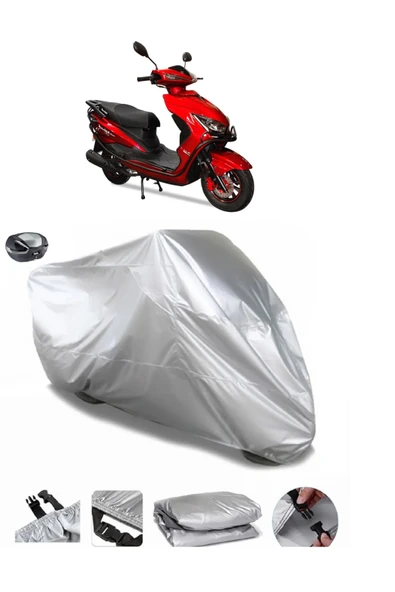Motolux Nirvana 50 Su  Geçirmez Motosiket Brandası Arka Çanta Uyumlu ürün görseli 1
