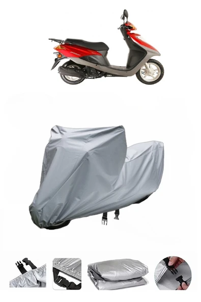 Honda Fizy 125  Gri Motosiklet Brandası ARKA ÇANTA UYUMLU DEĞİLDİR ürün görseli 1
