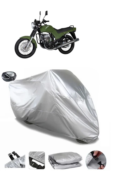 Jawa 350 2T Su  Geçirmez Motosiket Brandası Arka Çanta Uyumlu ürün görseli 1