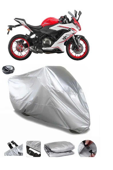 QJ SRK 400 RR Su  Geçirmez Motosiket Brandası Arka Çanta Uyumlu ürün görseli 1