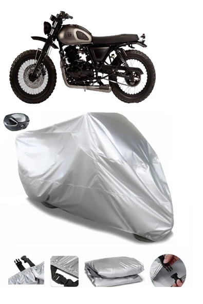 Mutt Sabbath 125 Su  Geçirmez Motosiket Brandası Arka Çanta Uyumlu ürün görseli 1