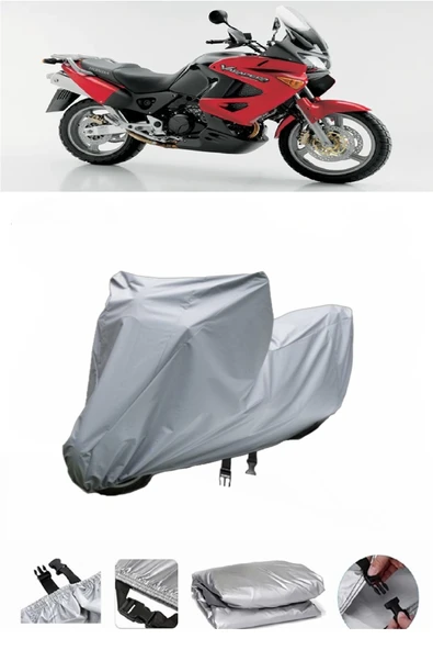 Honda XL 1000V Varadero Gri Motosiklet Brandası ARKA ÇANTA UYUMLU DEĞİLDİR ürün görseli 1
