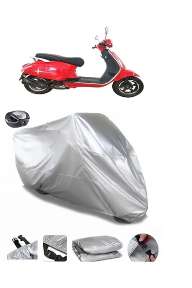 Kral Motor KR-211 Rana 50 Su  Geçirmez Motosiket Brandası Arka Çanta Uyumlu ürün görseli 1