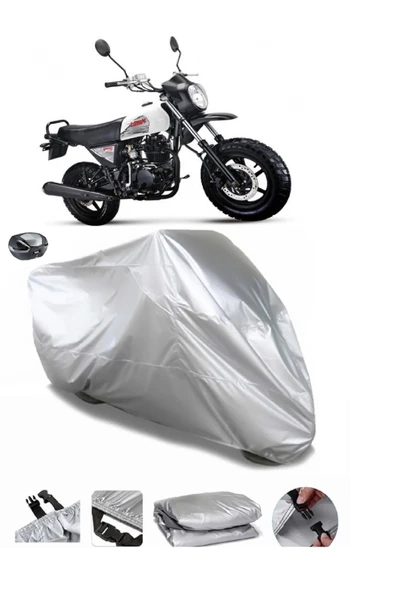 Lifan Pony 100 Su  Geçirmez Motosiket Brandası Arka Çanta Uyumlu ürün görseli 1