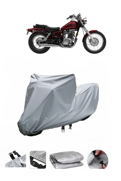 Honda CMX 250 Rebel  Gri Motosiklet Brandası ARKA ÇANTA UYUMLU DEĞİLDİR ürün görseli 1