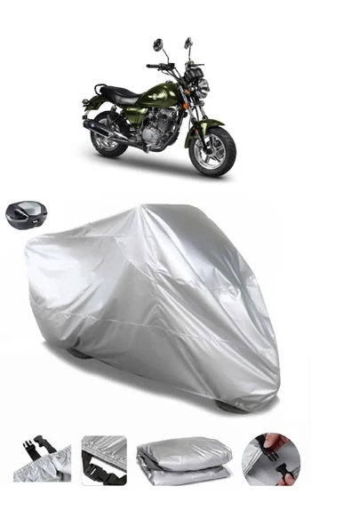 Motoran Crazy 125 Su  Geçirmez Motosiket Brandası Arka Çanta Uyumlu ürün görseli 1