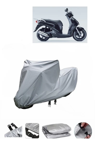 Honda PS 150i  Gri Motosiklet Brandası ARKA ÇANTA UYUMLU DEĞİLDİR ürün görseli 1