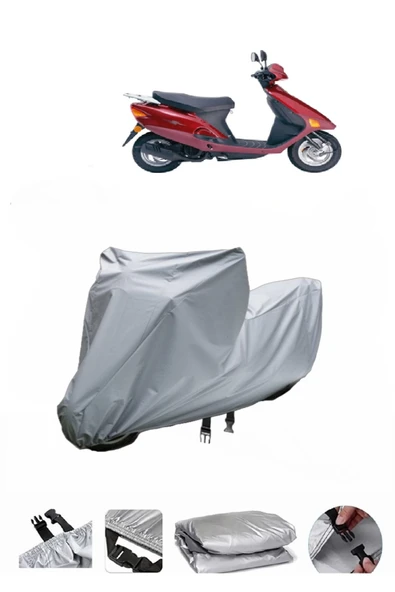 Honda Bali Gri Motosiklet Brandası ARKA ÇANTA UYUMLU DEĞİLDİR ürün görseli 1