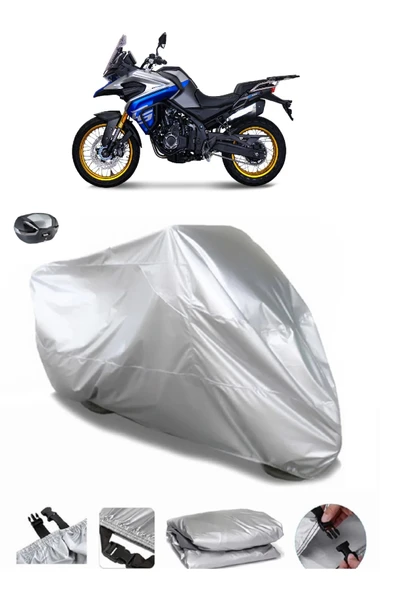 Voge 525 DSX Su  Geçirmez Motosiket Brandası Arka Çanta Uyumlu ürün görseli 1