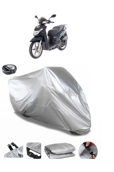 Peugeot LXR 200i Su  Geçirmez Motosiket Brandası Arka Çanta Uyumlu ürün görseli 1