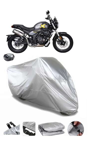 Voge 525 ACX Su  Geçirmez Motosiket Brandası Arka Çanta Uyumlu ürün görseli 1