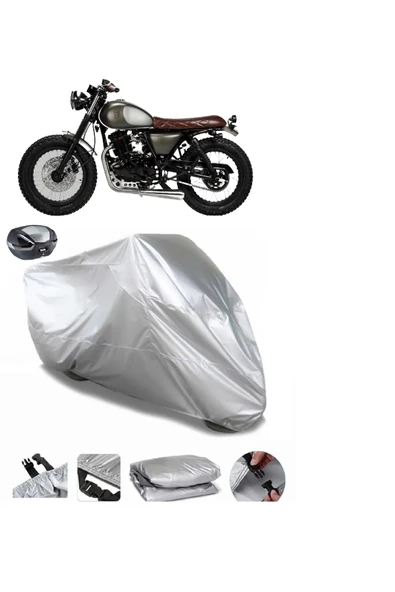 Mutt RS13 250 Su  Geçirmez Motosiket Brandası Arka Çanta Uyumlu ürün görseli 1