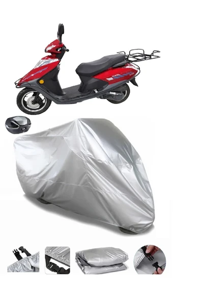 Kral Motor Spica 50 Su  Geçirmez Motosiket Brandası Arka Çanta Uyumlu ürün görseli 1