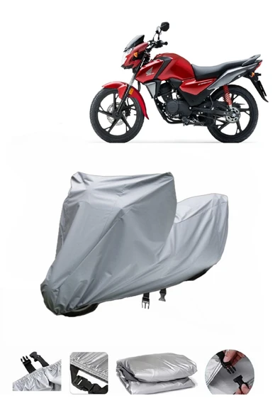 Honda CB 125 F  Gri Motosiklet Brandası ARKA ÇANTA UYUMLU DEĞİLDİR ürün görseli 1