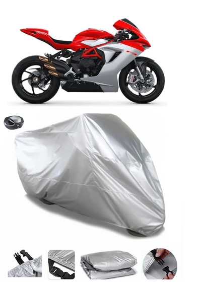 MV Agusta F3 675 Su  Geçirmez Motosiket Brandası Arka Çanta Uyumlu ürün görseli 1