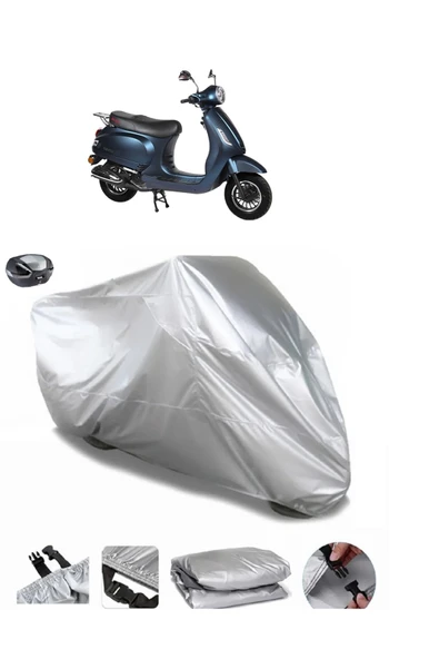 RMG Moto Gusto Verona 50 Su  Geçirmez Motosiket Brandası Arka Çanta Uyumlu ürün görseli 1