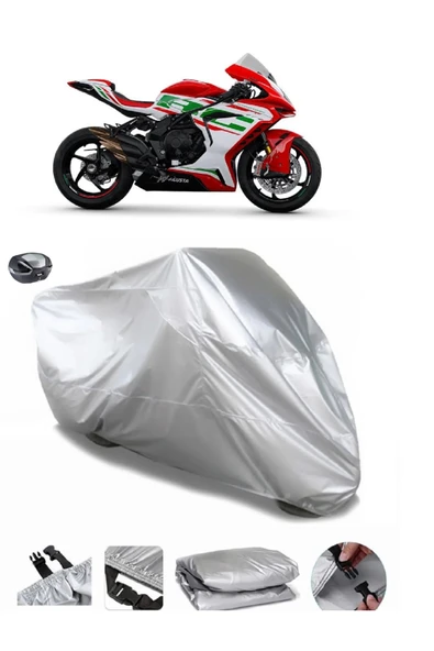 MV Agusta F3 800 RC Su  Geçirmez Motosiket Brandası Arka Çanta Uyumlu ürün görseli 1