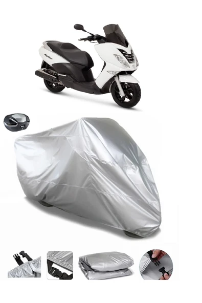 Peugeot Citystar 200 Su  Geçirmez Motosiket Brandası Arka Çanta Uyumlu ürün görseli 1