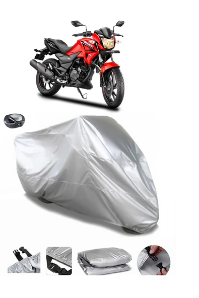 Hero Hunk 200R Su  Geçirmez Motosiket Brandası Arka Çanta Uyumlu ürün görseli 1