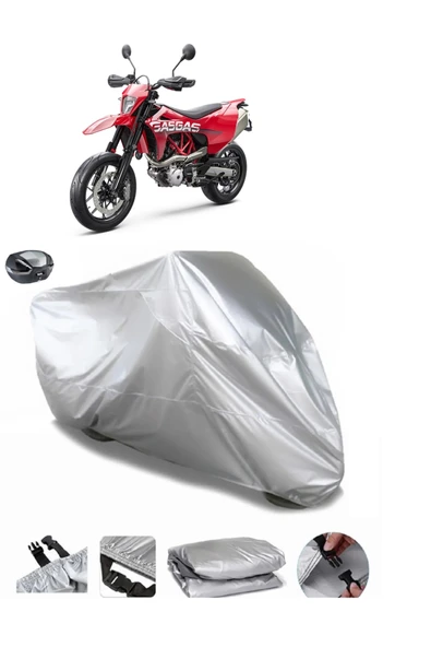 Gas Gas SM 700 Su  Geçirmez Motosiket Brandası Arka Çanta Uyumlu ürün görseli 1