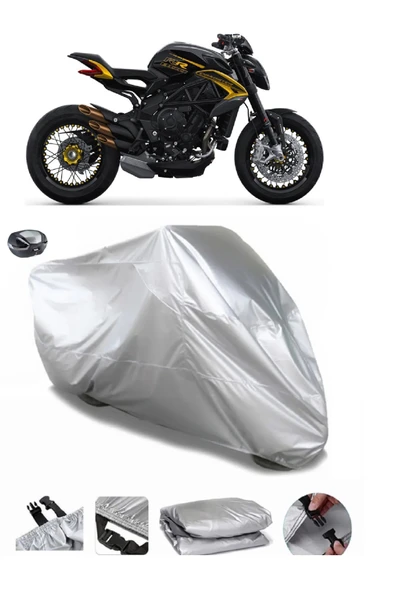MV Agusta Dragster 800 RR SCS Su  Geçirmez Motosiket Brandası Arka Çanta Uyumlu ürün görseli 1
