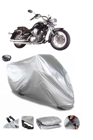 Lifan LF250-B Su  Geçirmez Motosiket Brandası Arka Çanta Uyumlu ürün görseli 1