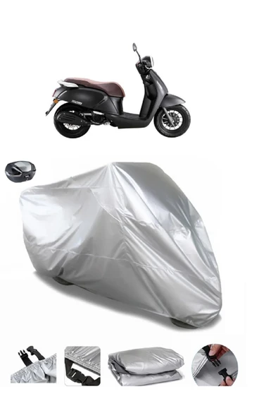 QJ LTM 125 Su  Geçirmez Motosiket Brandası Arka Çanta Uyumlu ürün görseli 1