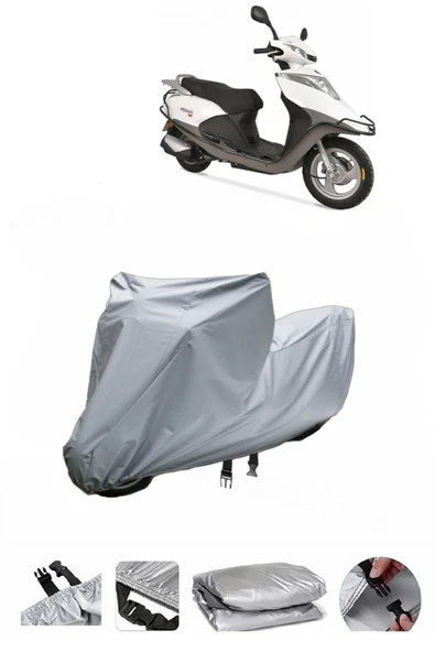 Honda Spacy 125  Gri Motosiklet Brandası ARKA ÇANTA UYUMLU DEĞİLDİR ürün görseli 1