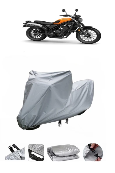Honda CL 250  Gri Motosiklet Brandası ARKA ÇANTA UYUMLU DEĞİLDİR ürün görseli 1