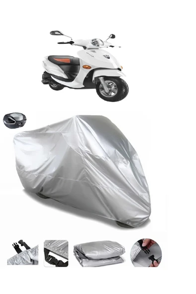 Motoran Vento 100 Su  Geçirmez Motosiket Brandası Arka Çanta Uyumlu ürün görseli 1