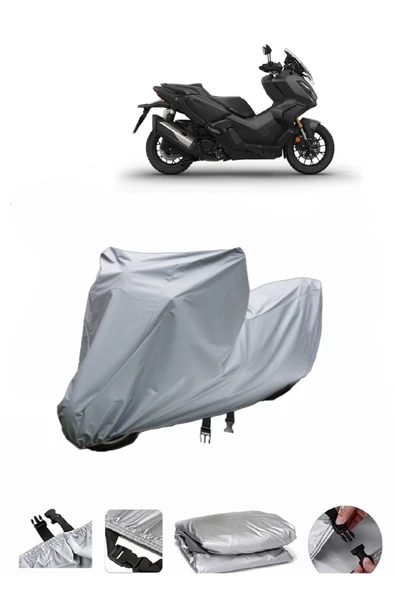 Honda ADV350 Gri Motosiklet Brandası ARKA ÇANTA UYUMLU DEĞİLDİR ürün görseli 1