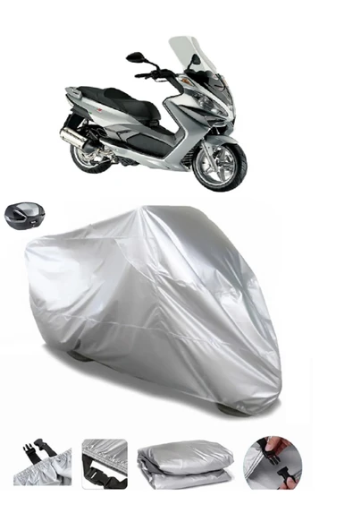 Malaguti Madison 250 Su  Geçirmez Motosiket Brandası Arka Çanta Uyumlu ürün görseli 1
