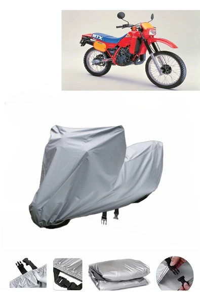 Honda MTX 200  Gri Motosiklet Brandası ARKA ÇANTA UYUMLU DEĞİLDİR ürün görseli 1