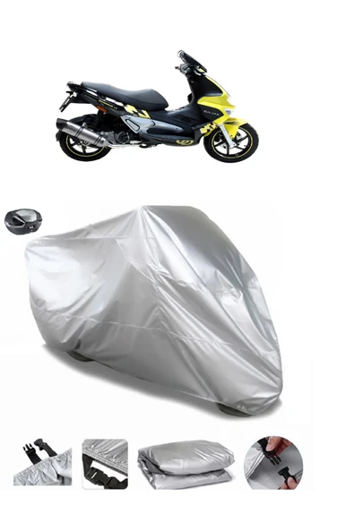 Gilera Runner VXR 200 Su  Geçirmez Motosiket Brandası Arka Çanta Uyumlu ürün görseli 1