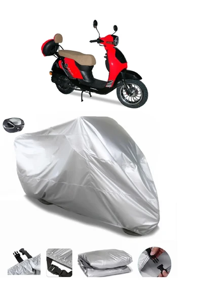 Motolux Efsane X Su  Geçirmez Motosiket Brandası Arka Çanta Uyumlu ürün görseli 1